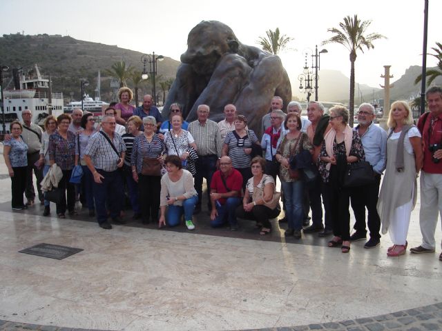 Visita a La Unión, Cabo de Palos y Cartagena de los usuarios del centro de día de personas mayores