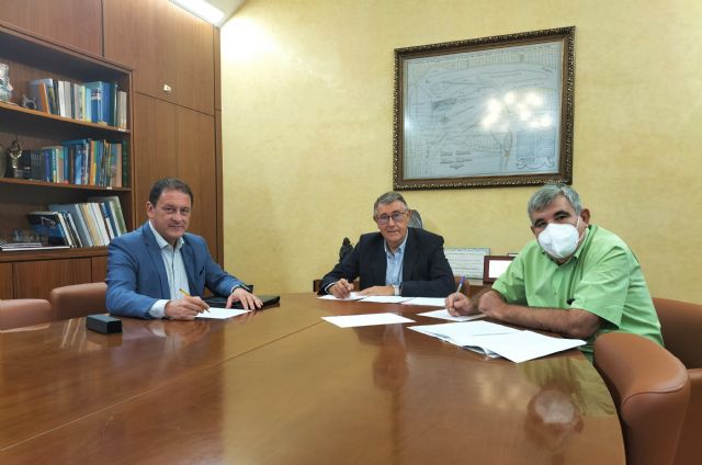 El presidente de la CHS mantiene una reunión con el alcalde de Mazarrón