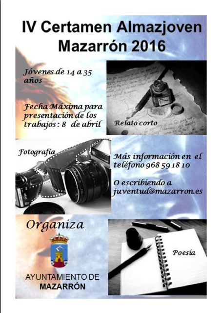 Almazjoven premiará la creatividad de los jóvenes de Mazarrón