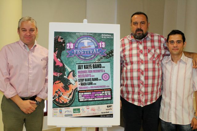 Ginés Campillo (alcalde de Mazarrón), Francisco San Juan (director gerente de 