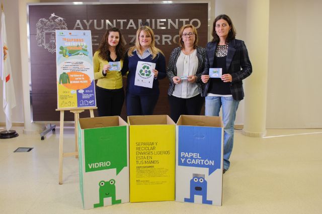 Mercados y comercios se implican en la campaña “Mazarrón recicla”