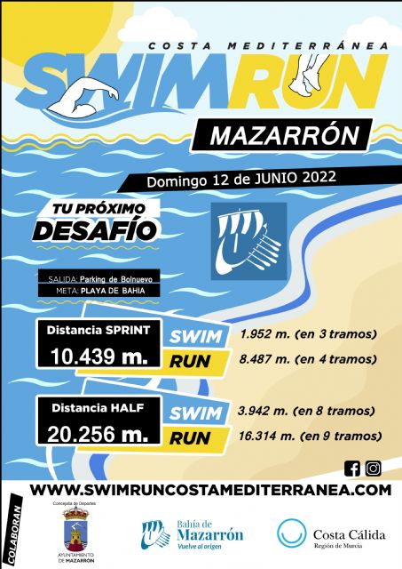 Mazarrón acogerá el próximo 12 de junio la prueba de ámbito nacional e internacional Swinrun