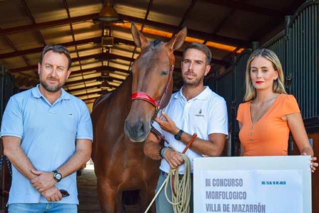 El caballo volverá a ser protagonista del 13 al 16 de julio en el III concurso morfológico 'Villa de Mazarrón'