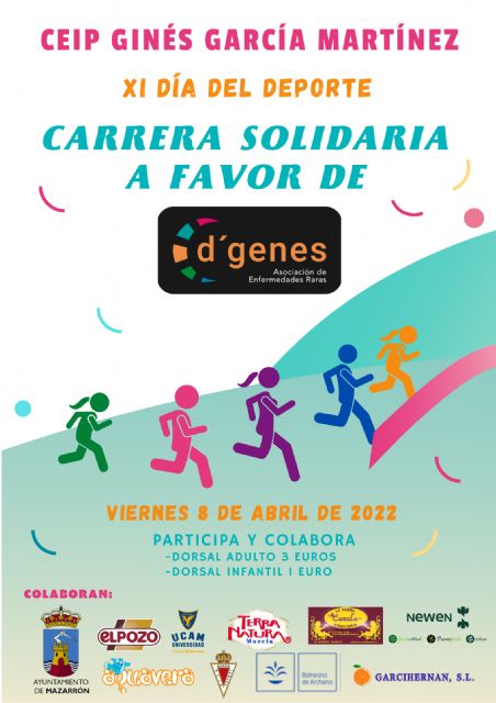 Presentación del XI día del deporte, carrera solidaria a favor de D´genes