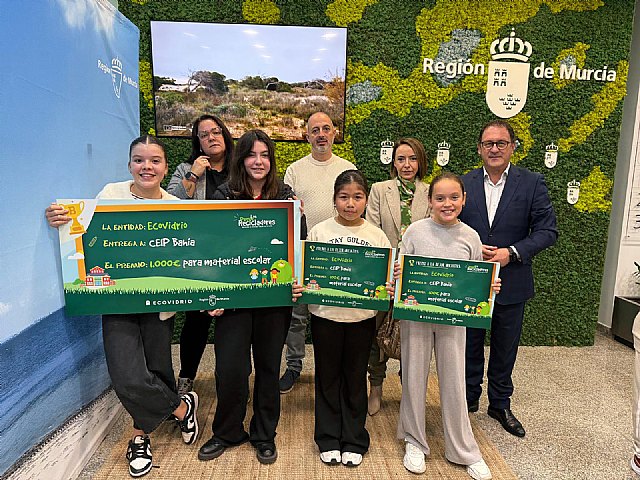 El CEIP Bahía de Mazarrón, protagonista en la clausura de la campaña “Los Peque Recicladores de Ecovidrio”