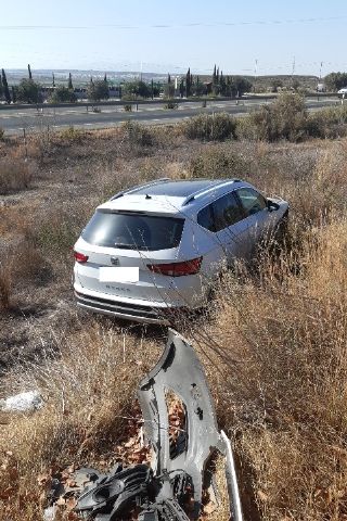 Un niño herido en accidente de tráfico en la Carretera Country Club, Mazarrón