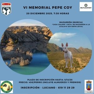 Presentación del VI Memorial Pepe Coy, una prueba de podenco andaluz