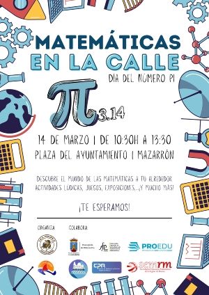 Mazarrón celebra una nueva edición de “Matemáticas en la Calle” con motivo del Día del Número Pi