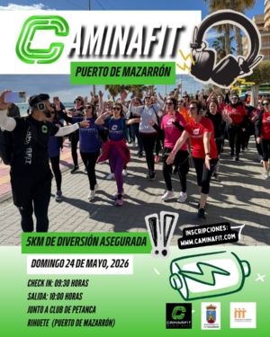 La Concejalía de Juventud organiza en Mazarrón la primera edición de “CaminaFit Music Walk”