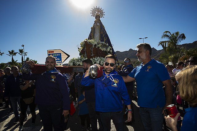 La ‘Virgen del Milagro’ ya descansa en Mazarrón