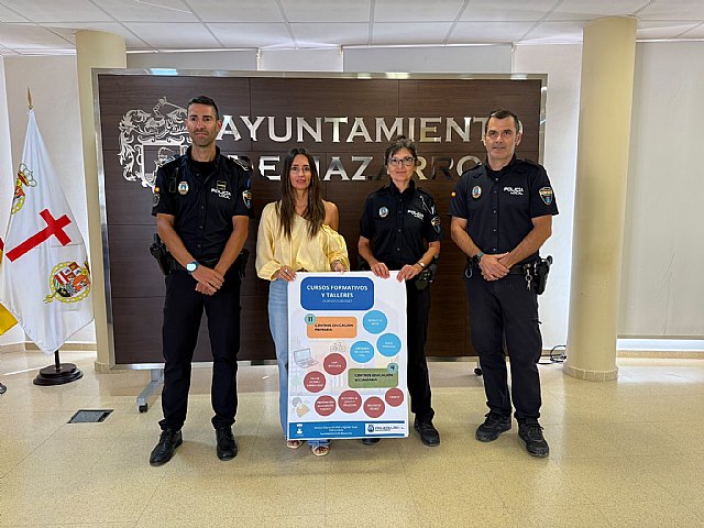 La Policía Local de Mazarrón prepara nuevos cursos de Educación Vial y prevención para el curso 2026/2027