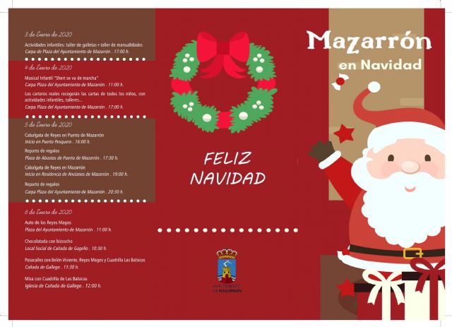 El amplio programa para todas las edades 'Mazarrón en Navidad' animará las calles hasta el 6 de enero