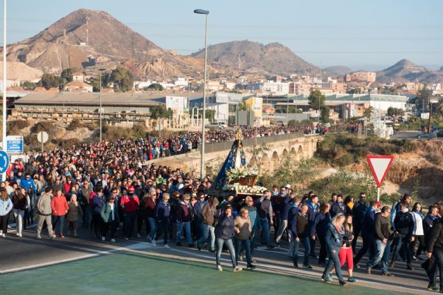 Mazarrón arropa a la Virgen del Milagro en su regreso a Bolnuevo