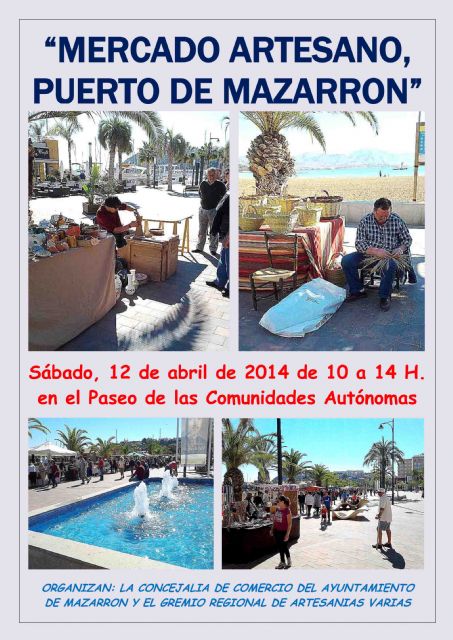 Nueva edición del 'Mercado Artesano de Puerto de Mazarrón' este sábado 12 de abril