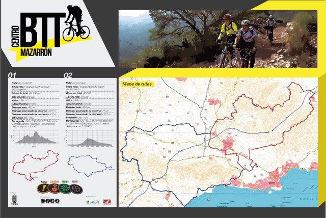 Mazarrón ofrece dos nuevas rutas ciclistas BTT
