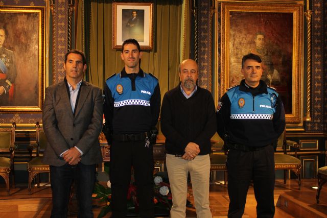 Alberto Zomeño asume el cargo de nuevo sargento de la Policía Local de Mazarrón