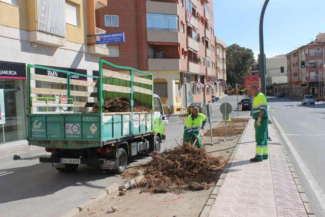 Las obras en la Avenida Doctor Meca mejoran el acceso a Puerto de Mazarrón