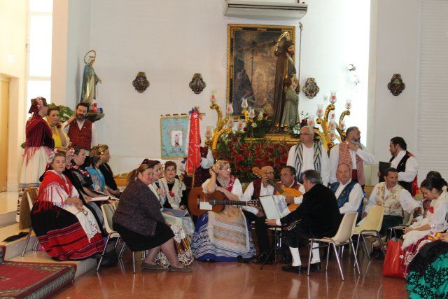 Una misa huertana rinde honores al patrón de Puerto de Mazarrón