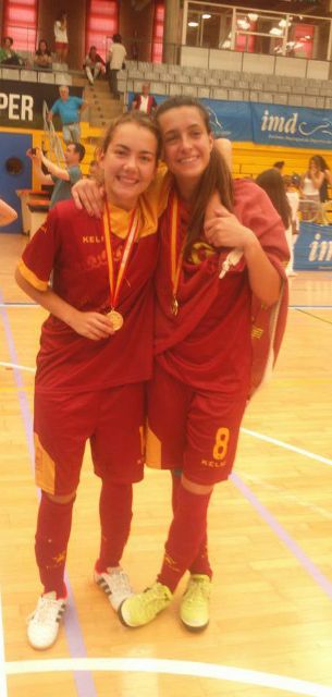 Dos mazarroneras se proclaman en Almería campeonas de España de Fútbol Sala
