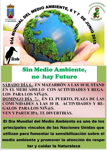 Amigos de la Naturaleza y Ayuntamiento celebrarán el Día Mundial del Medio Ambiente