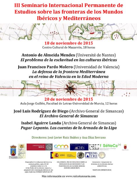 Mazarrón acoge el III seminario internacional sobre fronteras de mundos ibéricos y mediterráneos