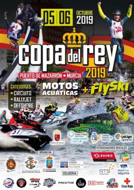 Las motos acuáticas regresan este fin de semana a Mazarrón con una nueva edición de la Copa del Rey