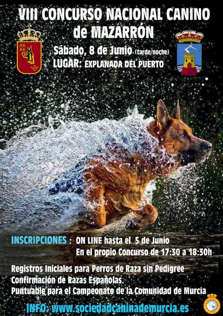 VIII Concurso Nacional Canino en Puerto de Mazarrón