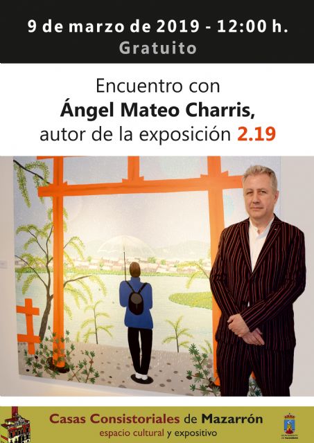 Encuentro cultural con Ángel Mateo Charris en Casas Consistoriales