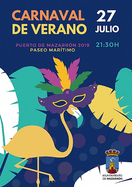 El Carnaval de Verano de Puerto de Mazarrón se celebrará el sábado 27 de julio