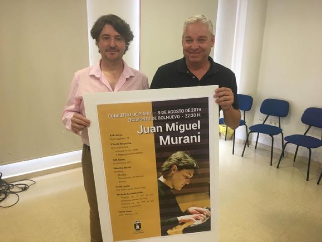 La música clásica regresa este viernes a las Erosiones de Bolnuevo de manos del pianista totanero Juan Miguel Murani