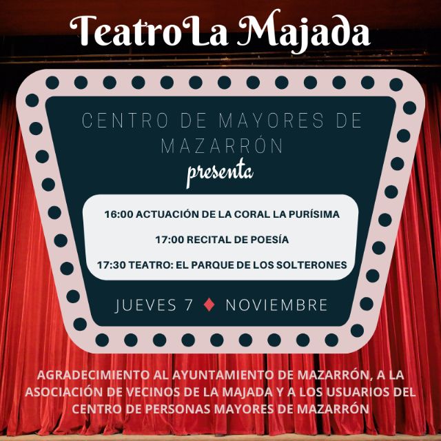 Actuaciones de los usuarios del centro de día de personas mayores en el teatro de La Majada