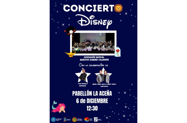 ‘Disney en Concierto’, un concierto en honor a la patrona de los músicos y a la patrona de Mazarrón