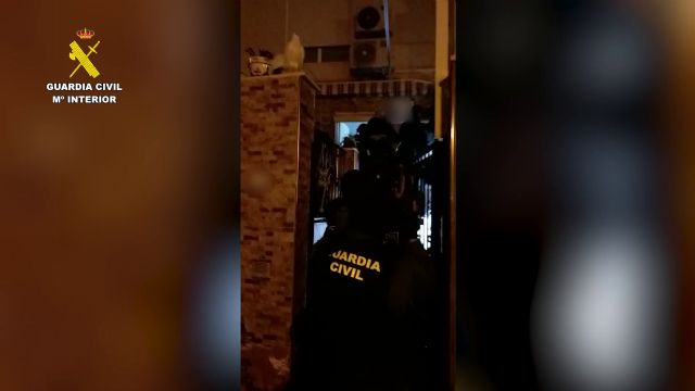 La Guardia Civil desmantela en Mazarrón un grupo delictivo dedicado al tráfico de drogas