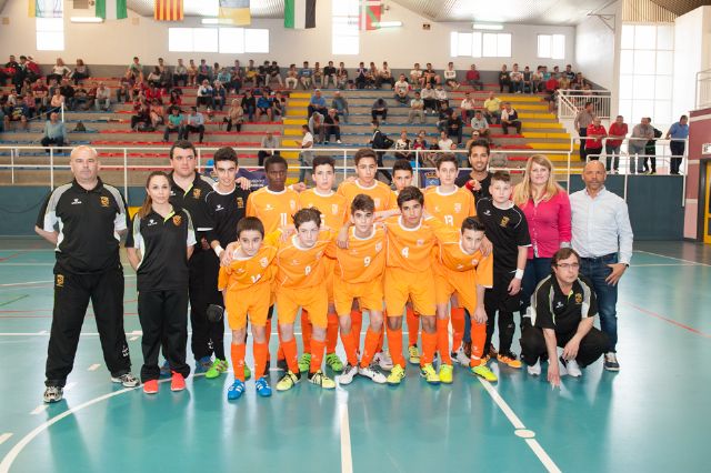 Las mejores selecciones autonómicas de fútbol sala luchan por el título de Campeón de España Infantil