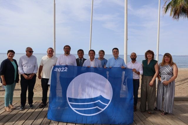 Mazarrón acoge el acto de entrega de banderas azules de toda Región de Murcia