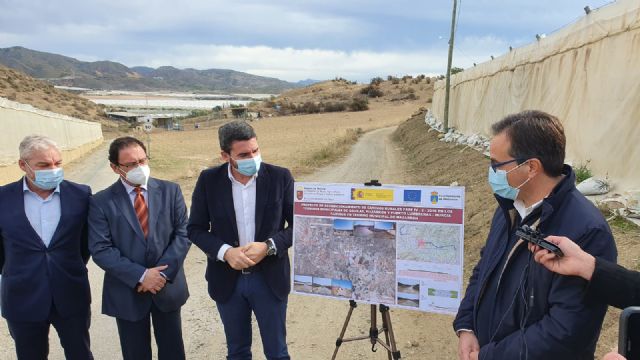 La Comunidad invertirá cerca de un millón de euros en reparar 8,3 kilómetros de caminos rurales de Mazarrón en el primer trimestre de 2021