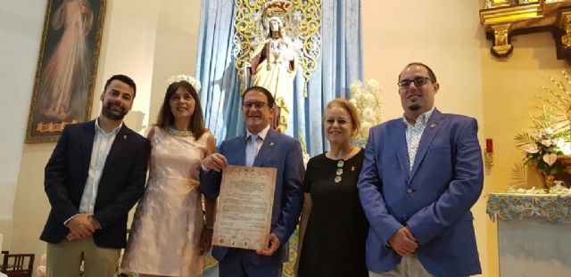 El obispo Lorca Planes nombra a la Virgen del Carmen patrona de Puerto de Mazarrón