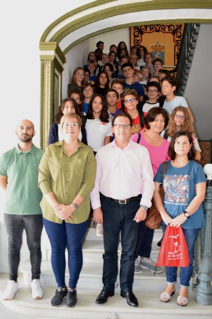 35 alumnos del Collége la Tourette de Lyon pasan unos días de intercambio en Mazarrón
