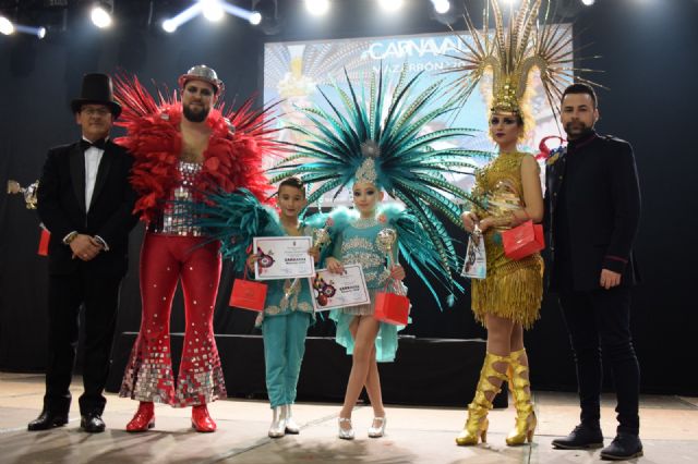 Mazarrón disfruta de la elección de los Musos y Musas del Carnaval a ritmo de baile y colorido