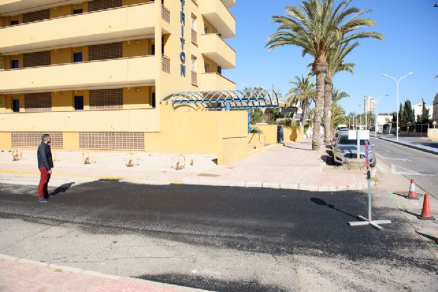 Mejoras de asfaltado en calles de acceso a playas