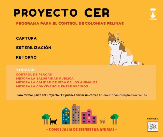 Bienestar Animal y APROAMA inician el control de las colonias felinas del municipio con el 'Proyecto CER'