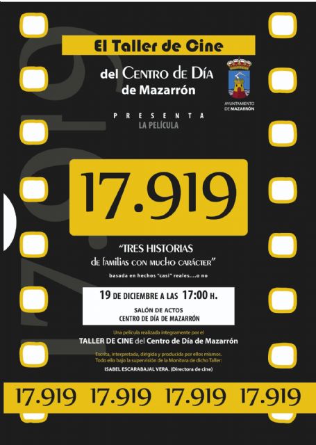 El taller de cine del centro de día de personas mayores proyecta este jueves su cortometraje '17.919'