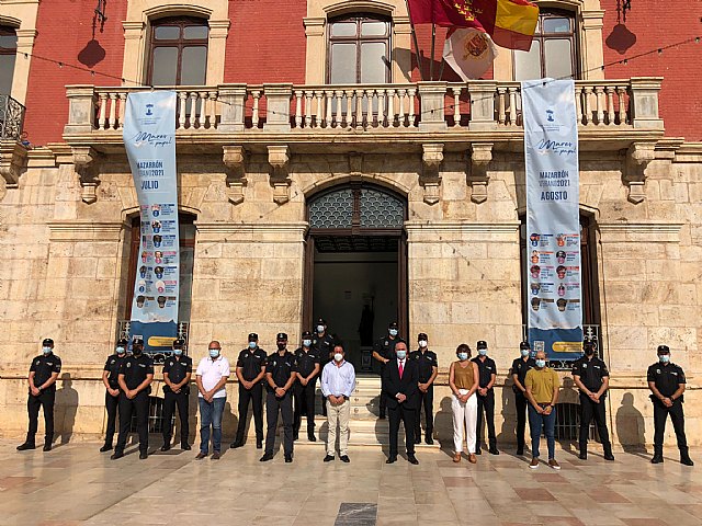 La Policía Local de Mazarrón amplía su plantilla con 12 nuevos agentes en prácticas