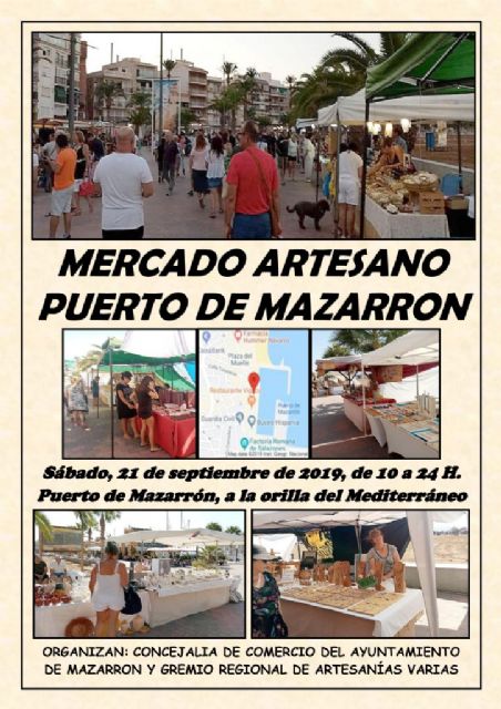 El mercado artesano de septiembre trae 24 puestos hasta el paseo del puerto