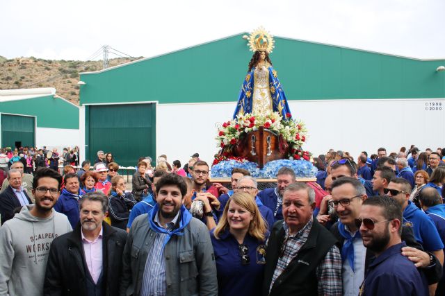 López Miras participa en la romería de la Virgen del Milagro de Mazarrón