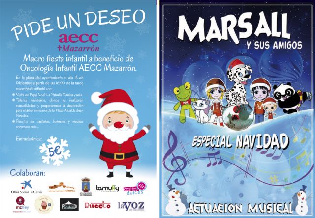 La fiesta solidaria de la AECC destinada a beneficio de oncología infantil se celebrará este martes 20 de diciembre