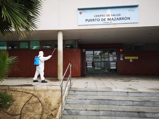 El ayuntamiento intensifica la desinfección y fumigación en Mazarrón, Puerto y pedanías contra el coronavirus