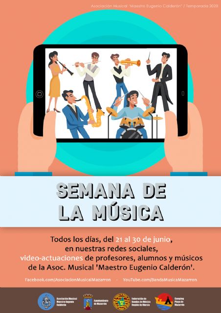 La Asociación Musical 'Maestro Eugenio Calderón' celebra la Semana de la Música con un ciclo de conciertos y audiciones online