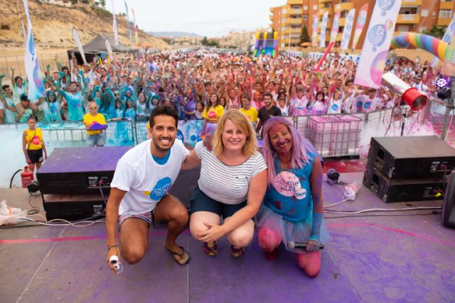 Más de 1.800 personas disfrutan con la Spume Run en Puerto de Mazarrón