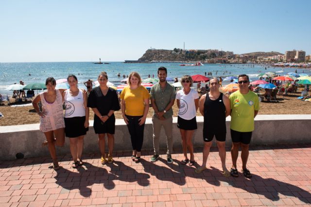 Mazarrón habilita el primer canal de nado en aguas abiertas de la Región de Murcia